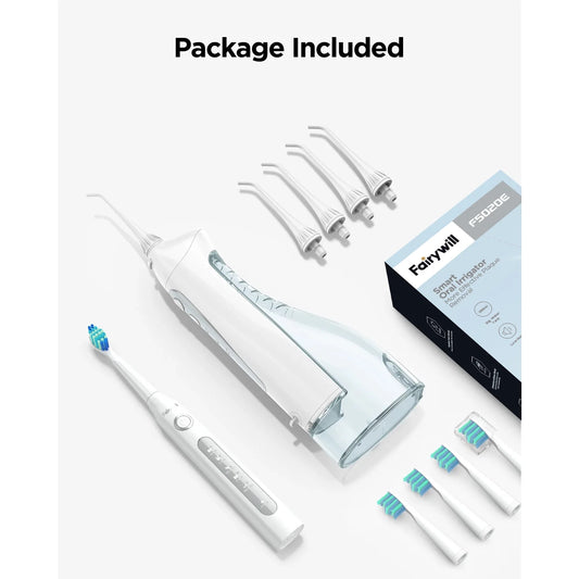 Electric Toothbrush Water Flosser Combo