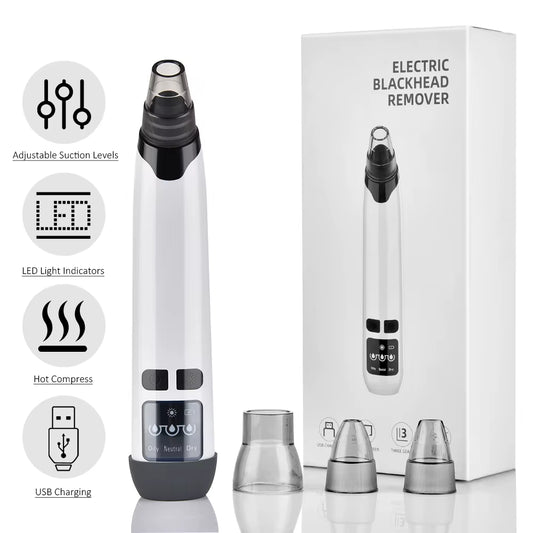 Facial Blackhead Remover Pore Cleaner Heat Function 