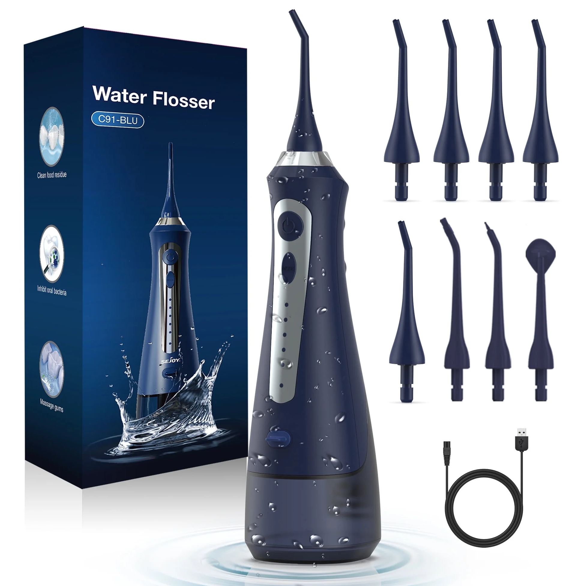 Cordless Water Flosser, Dental Oral Irrigator