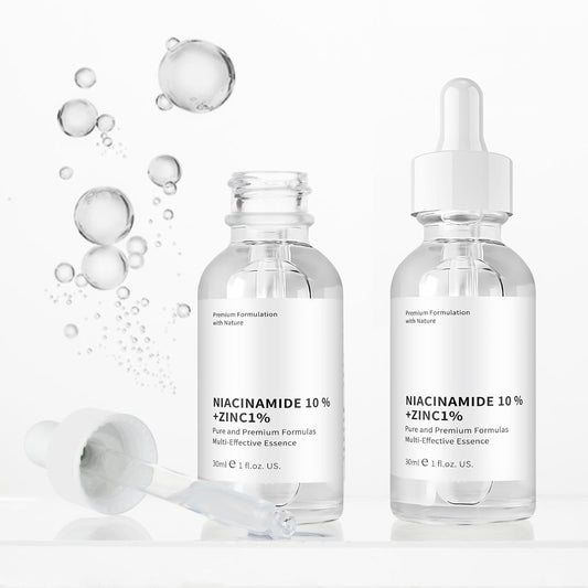 Niacinamide 10% + Zinc 1% Serum, Anti-Aging Niacinamide Serum for Face, 2PCS Moisturizing Facial Serum for All Skin Type, Women Face Skin Care.