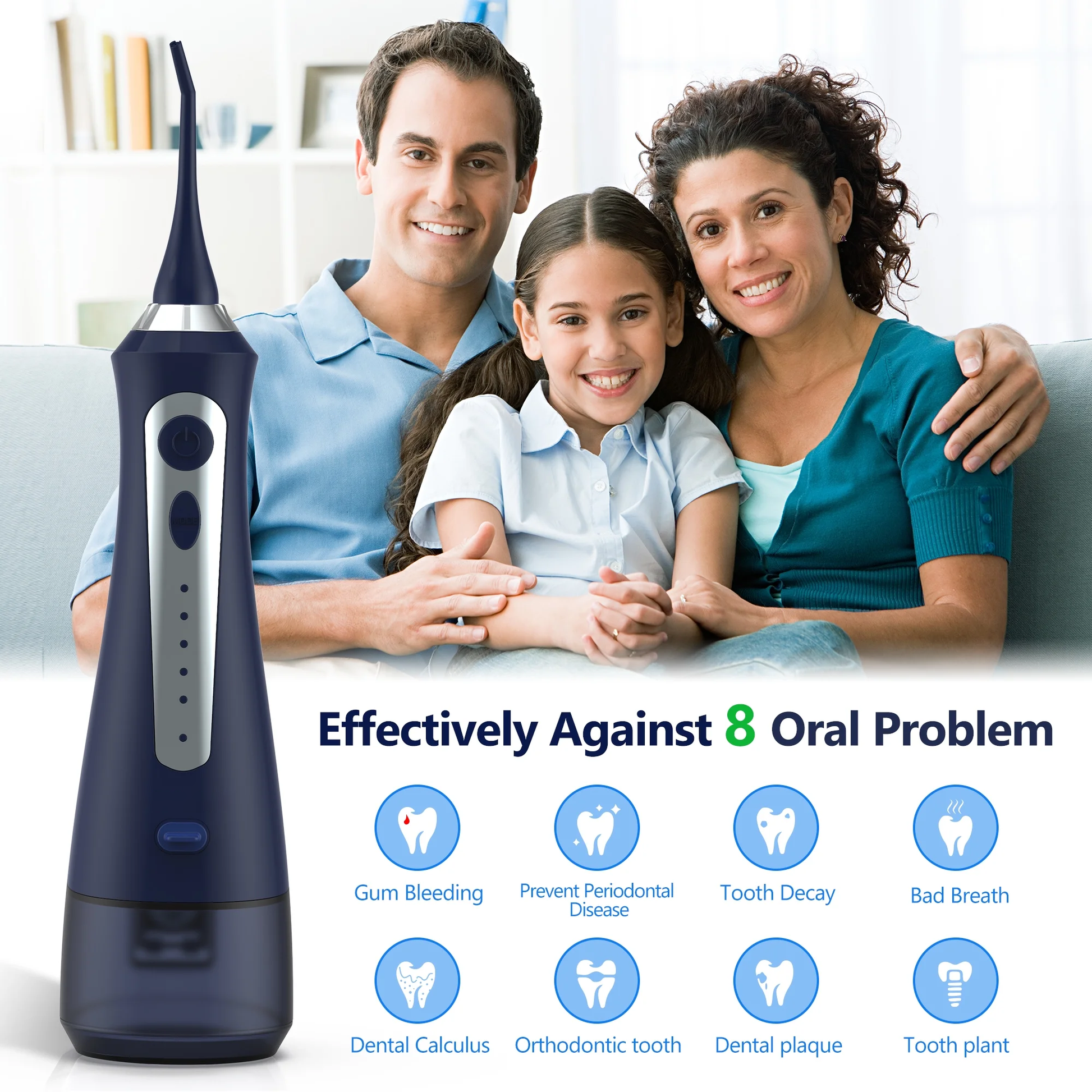 Cordless Water Flosser, Dental Oral Irrigator