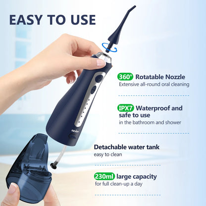 Cordless Water Flosser, Dental Oral Irrigator