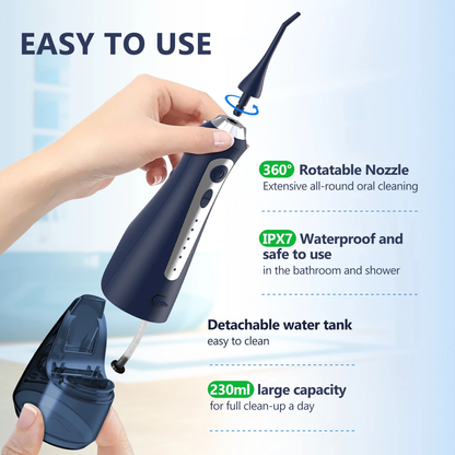 Cordless Water Flosser, Dental Oral Irrigator