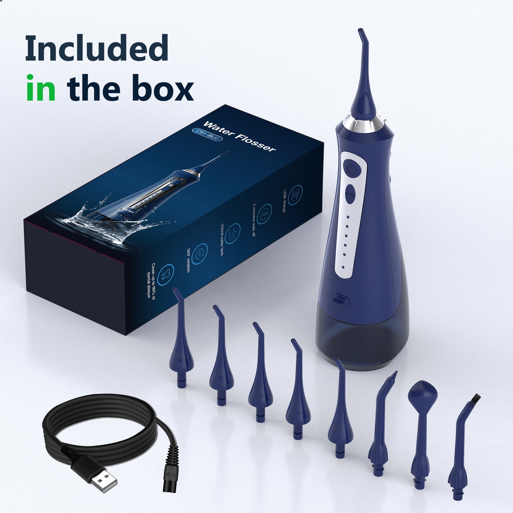 Cordless Water Flosser, Dental Oral Irrigator