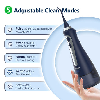 Cordless Water Flosser, Dental Oral Irrigator