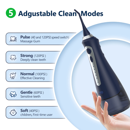 Cordless Water Flosser, Dental Oral Irrigator